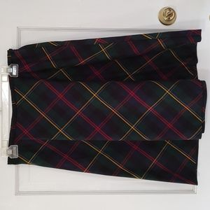 Vintage Tommy Hilfiger A-Line Plaid Skirt Size 6